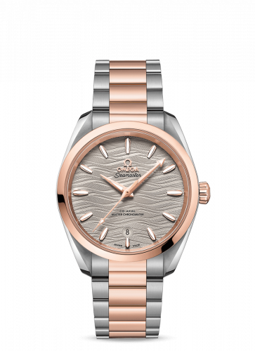 Omega Seamaster Aqua Terra 150M Master Chronometer 38 Stainless Steel / Sedna Gold / Grey-Waves / Bracelet 220.20.38.20.06.001