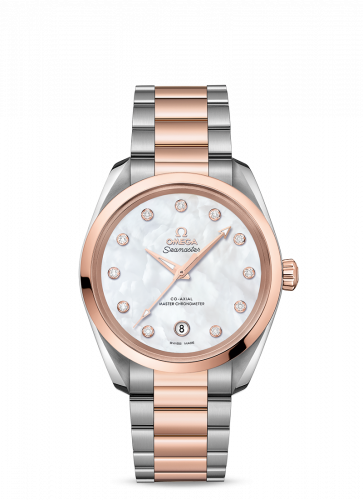 Omega Seamaster Aqua Terra 150M Master Chronometer 38 Stainless Steel / Sedna Gold / MOP / Bracelet 220.20.38.20.55.001