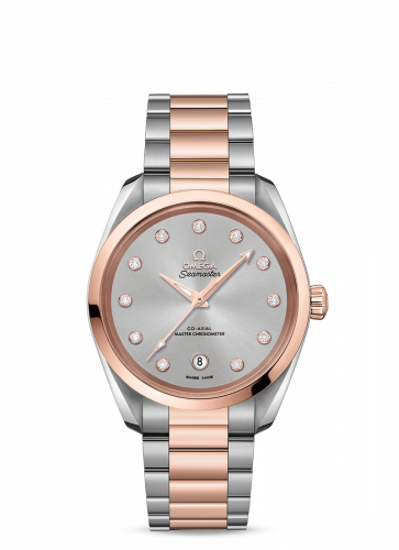 Omega Seamaster Aqua Terra 150M Master Chronometer 38 Stainless Steel / Sedna Gold / Grey / Bracelet 220.20.38.20.56.002
