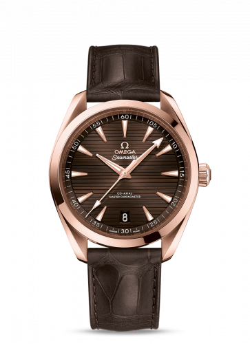 Omega Seamaster Aqua Terra 150M Master Chronometer 41 Sedna Gold / Brown / Alligator 220.53.41.21.13.001