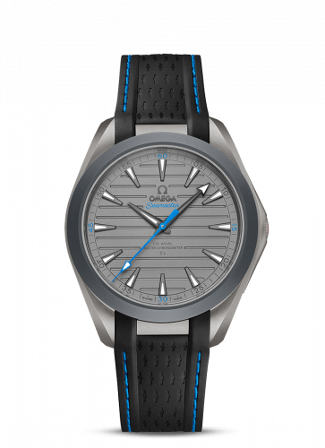 Omega Seamaster Aqua Terra 150M Master Chronometer 41 Ultra Light Titanium / Grey - Blue / Rubber 220.92.41.21.06.002