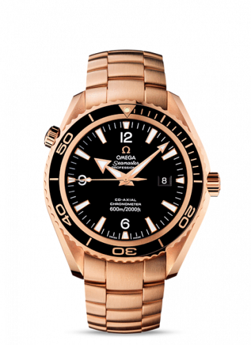 Omega Seamaster Planet Ocean 600M Co-Axial 45.5 Red Gold / Black / Bracelet 222.60.46.20.01.001