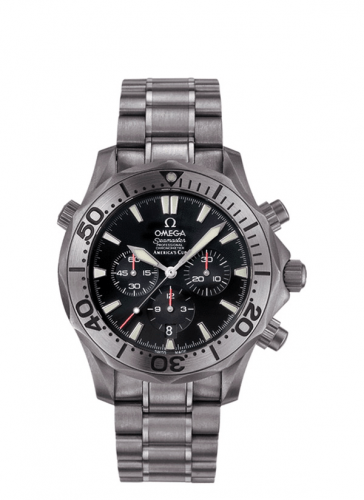 Omega Seamaster Diver 300M Automatic 41.5 Chronograph Titanium / Black / Bracelet / America's Cup 2293.50.00