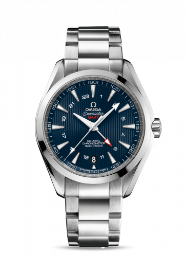 Omega Seamaster Aqua Terra 150M Co-Axial 43 GMT Stainless Steel / Blue / Bracelet 231.10.43.22.03.001