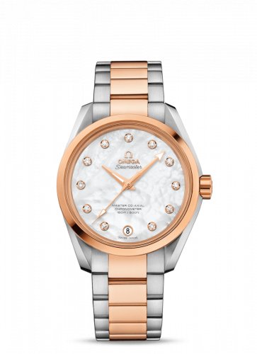 Omega Seamaster Aqua Terra 150M Master Co-Axial 38.5 Stainless Steel / Red Gold / MOP / Bracelet 231.20.39.21.55.003