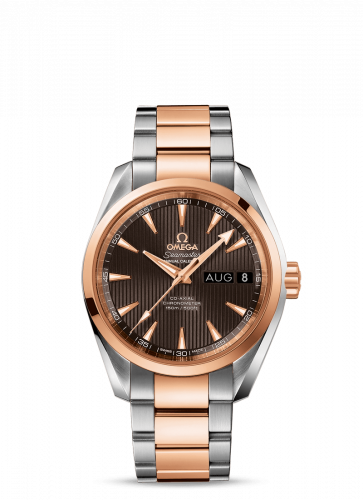 Omega Seamaster Aqua Terra 150M Co-Axial 38.5 Annual Calendar Stainless Steel / Red Gold / Grey / Bracelet 231.20.39.22.06.001