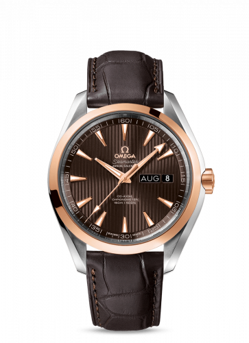 Omega Seamaster Aqua Terra 150M Co-Axial 43 Annual Calendar Stainless Steel / Red Gold / Grey 231.23.43.22.06.002