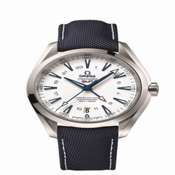 Omega Seamaster Aqua Terra 150M Co-Axial 43 GMT Titanium / White / GoodPlanet 231.92.43.22.04.001