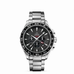 Omega Seamaster Aqua Terra 150M Co-Axial 44 GMT Chronograph Stainless Steel / Grey / Bracelet 231.10.44.52.06.001