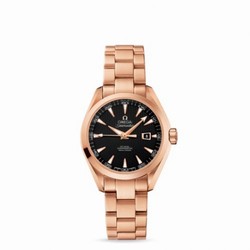 Omega Seamaster Aqua Terra 150M Co-Axial 34 Red Gold / Black / Bracelet 231.50.34.20.01.002