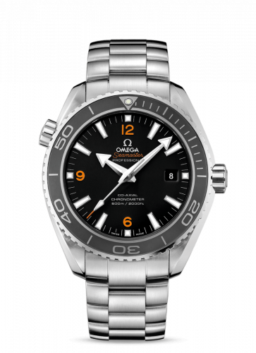 Omega Seamaster Planet Ocean 600M Co-Axial 45.5 Stainless Steel / Orange Numerals / Bracelet / Panama Canal 232.30.46.21.01.005
