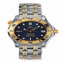 Omega Seamaster Diver 300M Automatic 36.25 Stainless Steel / Yellow Gold / Blue / Bracelet 2352.80.00