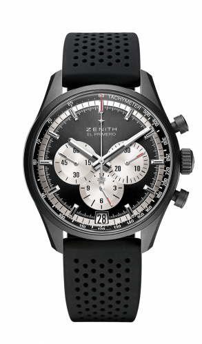 Zenith El Primero Chronomaster 42 Aluminium / Black / Rubber Strap 24.2041.400/21.R576