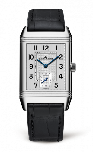 Jaeger-LeCoultre Reverso Classic Medium Small Seconds Stainless Steel / Silver / Alligator 2438520