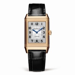Jaeger-LeCoultre Reverso Classic Medium Duetto Pink Gold / Silver / Alligator 2572420