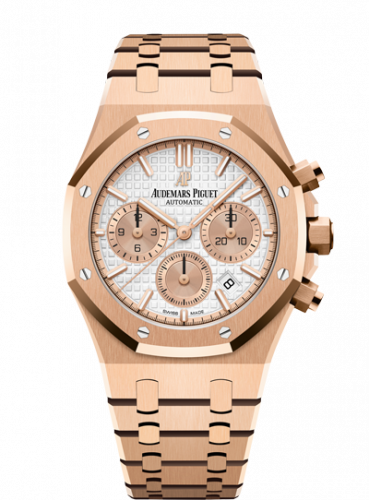 Audemars Piguet Royal Oak Chronograph 38 Pink Gold / Silver 26315OR.OO.1256OR.01
