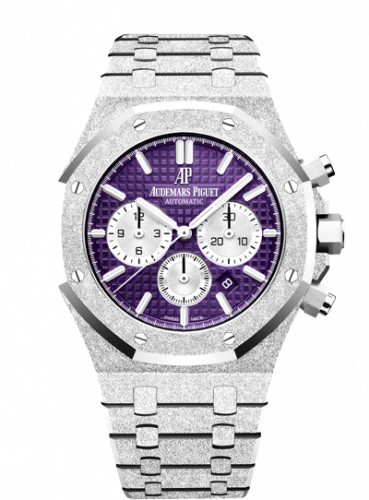Audemars Piguet Royal Oak 41 Chronograph Frosted White Gold / Purple 26331BC.GG.1224BC.01