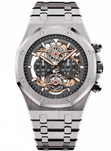 Audemars Piguet Royal Oak 26347 Tourbillon Chronograph Openworked Titanium 26347TI.OO.1205TI.01