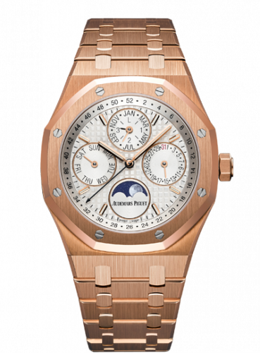 Audemars Piguet Royal Oak Perpetual Calendar 41 Pink Gold / Silver 26574OR.OO.1220OR.01