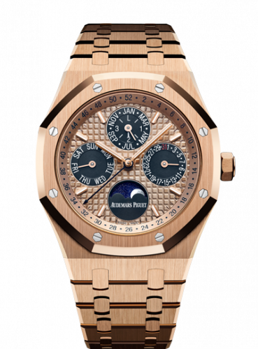 Audemars Piguet Royal Oak Perpetual Calendar 41 Pink Gold / Blue 26584OR.OO.1220OR.01