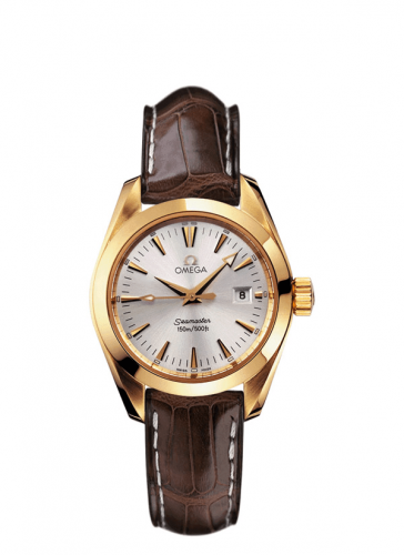 Omega Seamaster Aqua Terra 150M Quartz 29.2 Yellow Gold / Silver 2677.30.37