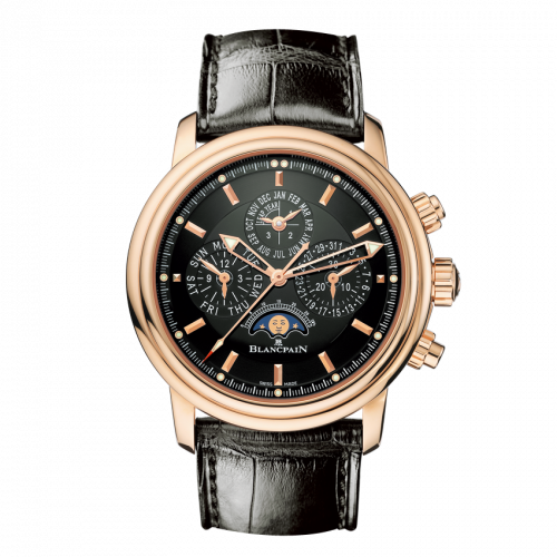 Blancpain Leman Chronographe Flyback Quantieme Perpetuel Red Gold / Black / Alligator 2685F-3630-53B2685F-3630-53B