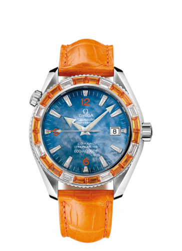 Omega Seamaster Planet Ocean 600M Co-Axial 42 Mecanique 16 Sapphires / Short Strap 2915.50.48