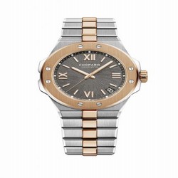Chopard Alpine Eagle 41 Stainless Steel / Rose Gold / Grey 298600-6001