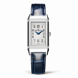 Jaeger-LeCoultre Reverso One Stainless Steel / Diamond / White / Alligator 3288420