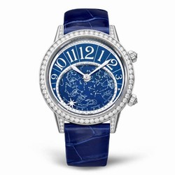 Jaeger-LeCoultre Rendez-Vous Celestial White Gold / Blue / Alligator 3483590