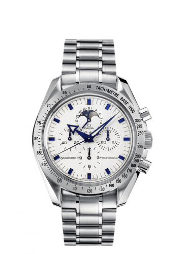 Omega Speedmaster Professional Broad Arrow Moonphase Stainless Steel / Ivory / Bracelet 3575.20.00