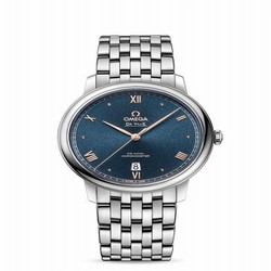 Omega De Ville Prestige Co-Axial 39.5 Stainless Steel / Blue Sunburst / Bracelet 424.10.40.20.03.004