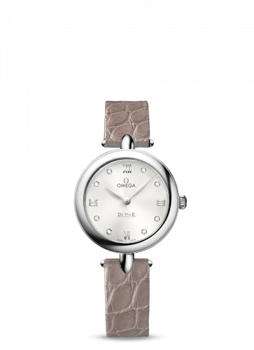 Omega De Ville Prestige Dewdrop Quartz 27.4 Stainless Steel / Silver 424.13.27.60.52.001