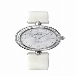 Omega De Ville Prestige Dewdrop Quartz 27.4 Stainless Steel / MOP / Diamond 424.17.27.60.55.001