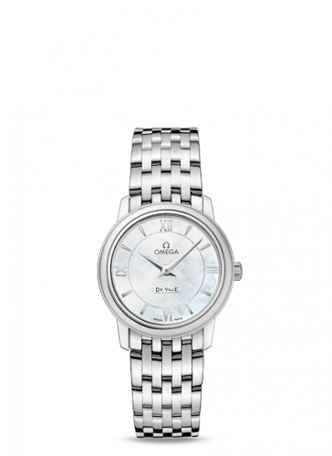 Omega De Ville Prestige Quartz 27.4 Stainless Steel / MOP / Bracelet 424.10.27.60.05.001