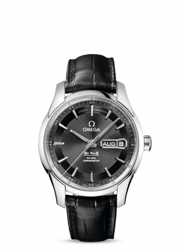 Omega De Ville Hour Vision Co-Axial Annual Calendar Stainless Steel / Slate 431.33.41.22.06.001