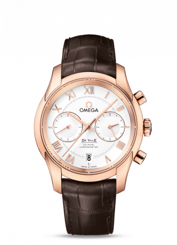Omega De Ville Co-Axial 42 Chronograph Red Gold / Silver 431.53.42.51.02.001