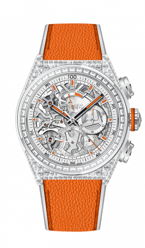 Zenith Defy El Primero 21 White Gold / Diamond / Skeleton / Fabric / Swizz Beatz 45.9001.9004/78.R581