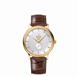 Omega De Ville Prestige Co-Axial 39 Small Seconds Yelllow Gold / Silver Diamond 4613.35.02