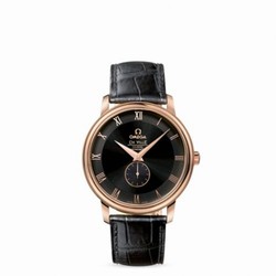 Omega De Ville Prestige Co-Axial 39 Small Seconds Red Gold / Black 4614.50.01