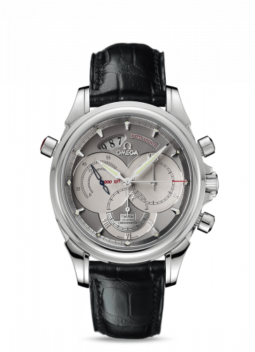 Omega De Ville Co-Axial 41 Chronoscope Rattrapante Platinum / Grey 4647.40.31