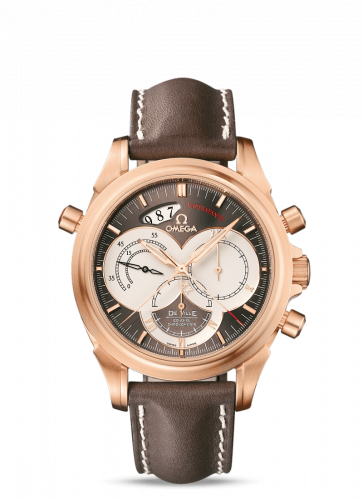 Omega De Ville Co-Axial 41 Chronoscope Rattrapante Red Gold / Brown 4648.60.37