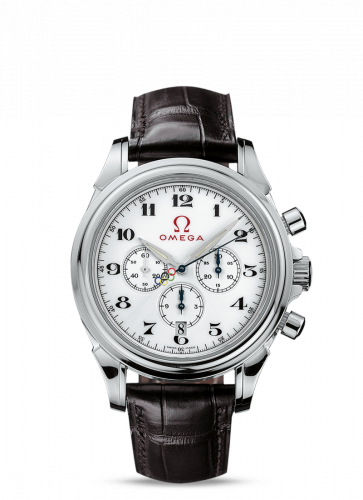 Omega De Ville Co-Axial 41 Chronoscope Stainless Steel / White / Olympic Timeless 4846.20.32
