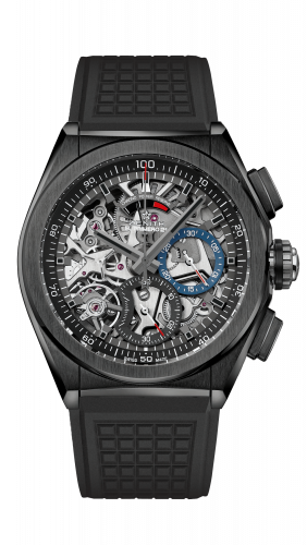 Zenith Defy El Primero 21 Black Ceramic / Skeleton / Rubber 49.9000.9004/78.R782