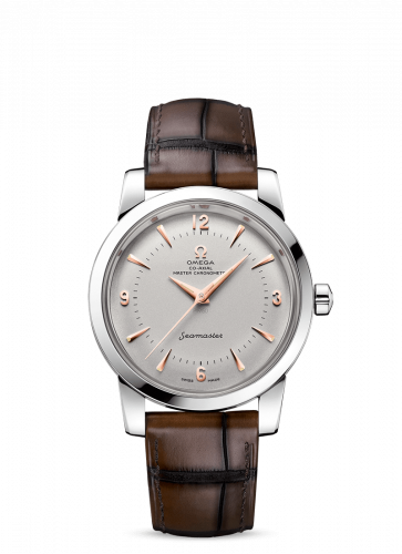 Omega Seamaster 1948 Central Seconds Platinum / Silver / Alligator 511.93.38.20.99.002