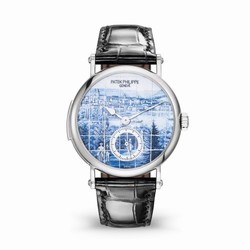 Patek Philippe Tourbillon Minute Repeater 5539 White Gold / Old Views of Geneva 5539G-015