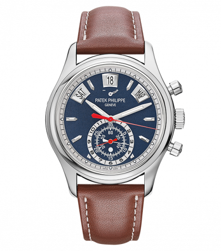 Patek Philippe Annual Calendar Chronograph 5960 White Gold / Blue 5960/01G-001