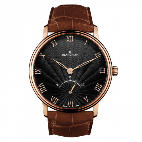 Blancpain Villeret Ultraplate Seconde Retrograde Red Gold / Black 6653-3630-55B