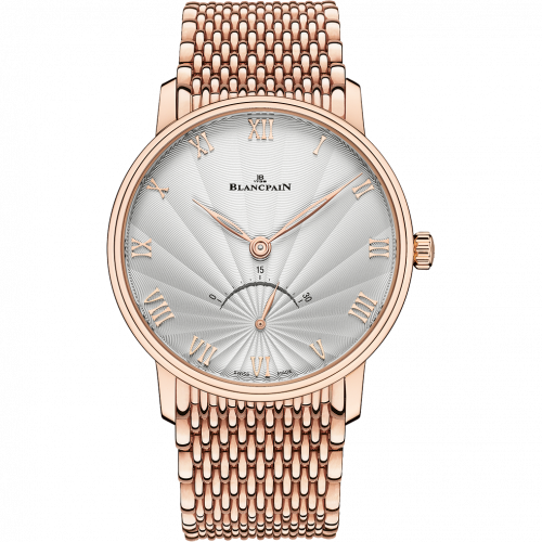 Blancpain Villeret Ultraplate Seconde Retrograde Red Gold / Opalin Flinque / Bracelet 6653-3642-MMB