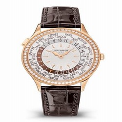 Patek Philippe World Time 7130 Rose Gold / Ivory 7130R-011